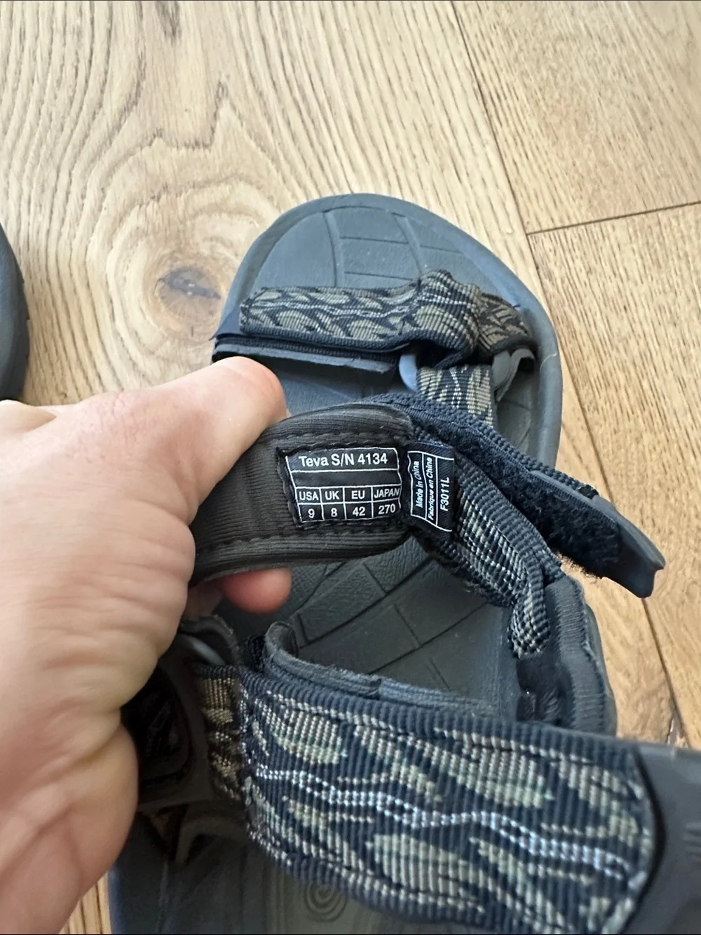 Teva Terra Fi Men's Hiking Sports Sandals 4134 Size Men’s Size 9 Water Outdoor